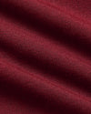 Womens Dark Maroon Slouch Pullover Crew & Relaxed Jogger fabric close-up.