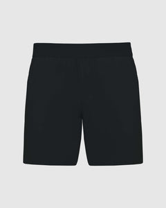 True ClassicBlack 2 In 1 Training Short with elastic waistband and mid-thigh length.