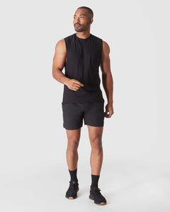 True ClassicModel wearing Black 2 In 1 Training Short with athletic gear.