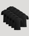 All Black Short Classic Crew Neck 10-Pack