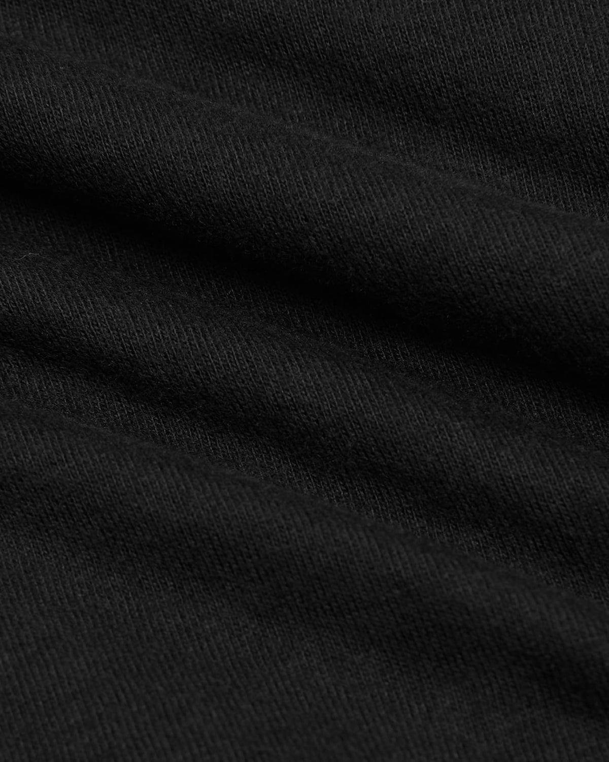 Close-up of black fabric with visible texture