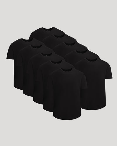Short Classic Curved Hem Crew