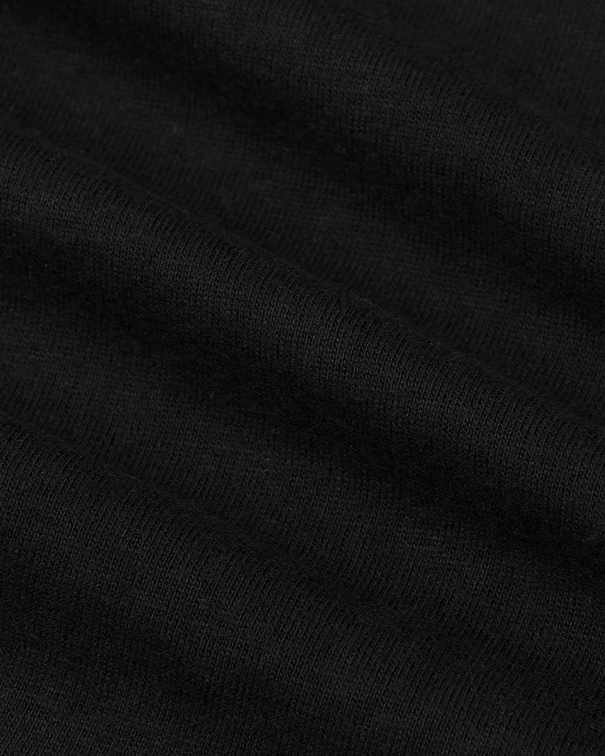 All Black Short Classic Curved Hem Crew 6-Pack