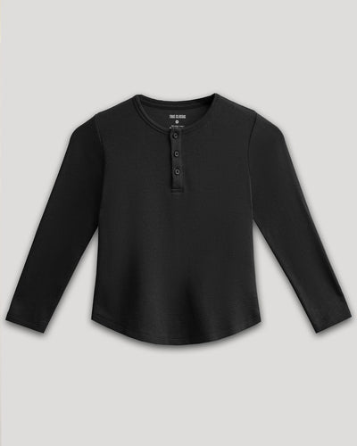 Boys' Waffle Henley