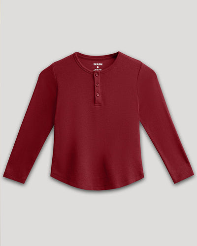 Boys' Waffle Henley