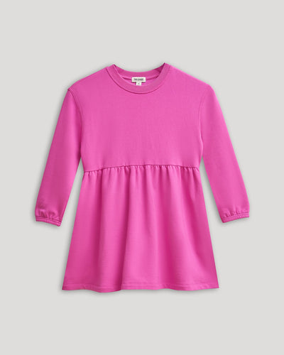 Girls Long Sleeve Fleece Dress