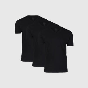 True Classic Men's V-Neck T Shirt, soft cotton blend, tailored short sleeve.
