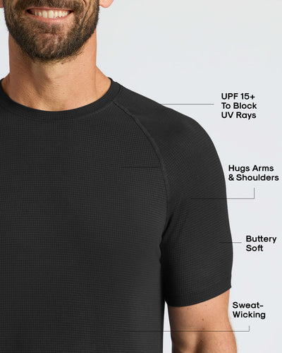 Active Mesh Crew neck