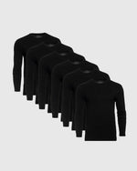 Classic Long Sleeve Crew Neck 6-Pack