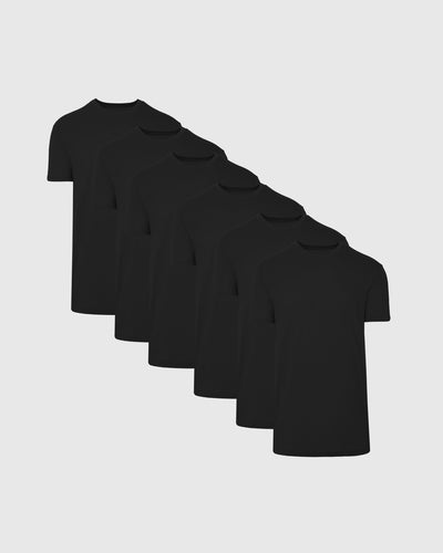 Camiseta clásica talla alta cuello redondo