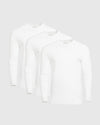 True Classic Men’s Long Sleeve Crew Neck Tee, soft cotton stretch, tailored fit.