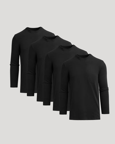 Tall Heavyweight Long Sleeve Pocket Crew