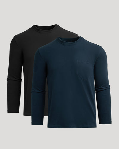 Heavyweight Long Sleeve Pocket Crew