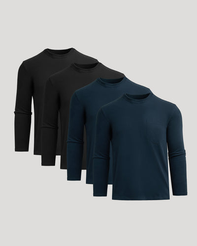 Heavyweight Long Sleeve Pocket Crew
