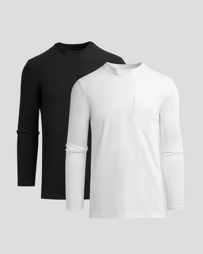 Tall Heavyweight Long Sleeve Pocket Crew