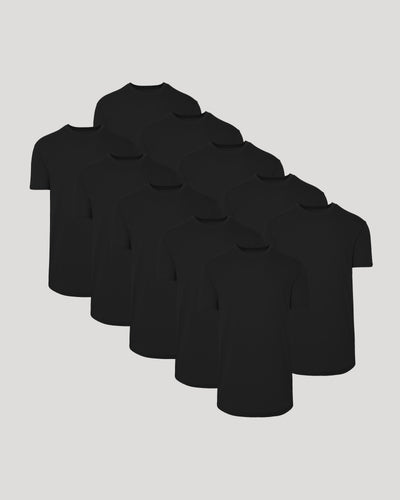 Tall Classic Curved Hem Crew Neck