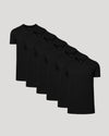 Men's Tall Classic V-Neck T-Shirt set, staggered display.