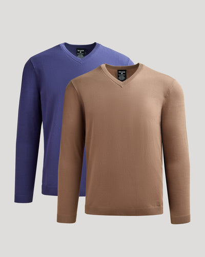Dressy V‑Neck Sweater