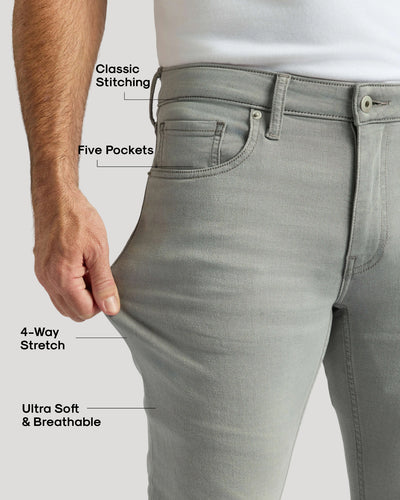 Slim High‑Stretch Jeans