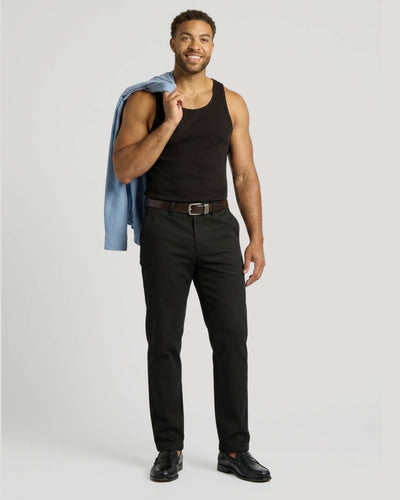 Ribbed Curved Hem Tank