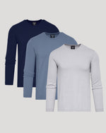 Dressy Crew Neck Sweater 3-Pack