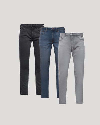 Slim High‑Stretch Jeans