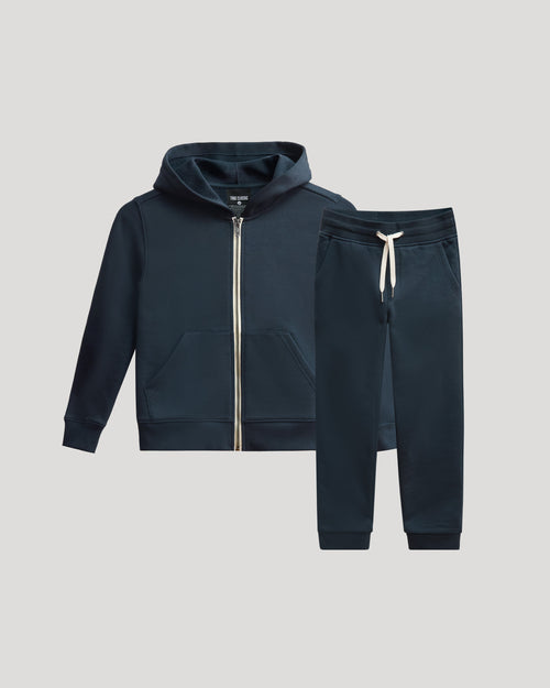 Full Zip Fleece Hoodie & Jogger Set