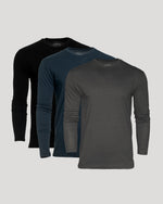 Long Sleeve Crews 3-Pack