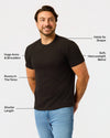 All Black Short Heavyweight Crew 6-Pack