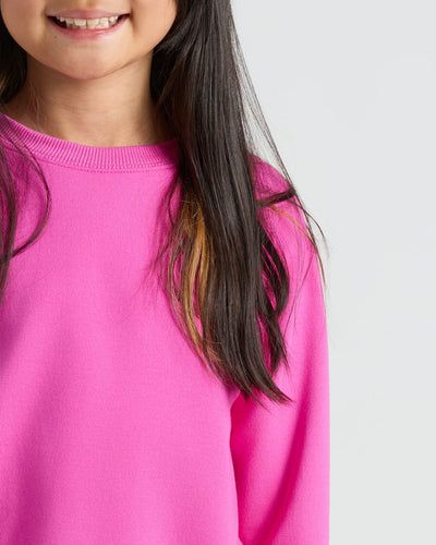 Girls Slouch Pullover Crew