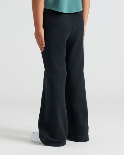 Girls Waffle Wide Leg Pants