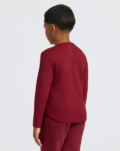 Boys' Waffle Henley