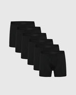 Black Boxer Briefs W/ Fly 6-Pack 2025