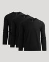 All Black Dressy V-Neck Sweater 3-Pack neatly displayed.