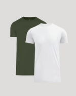 Tall Pima Cotton Blend Crew 2-Pack