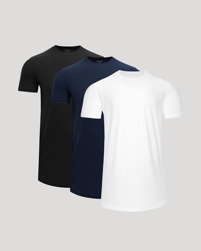 Tall Active Curved Hem Crew