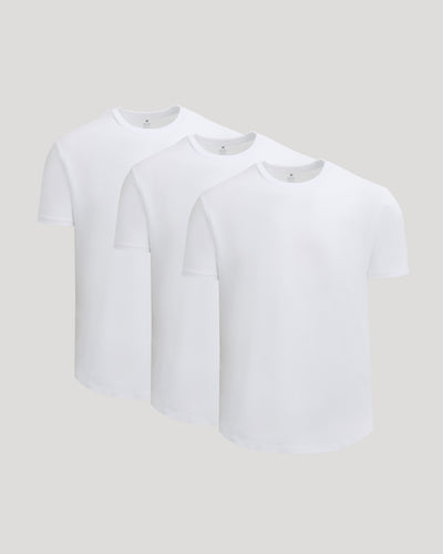 Short Classic Curved Hem Crew