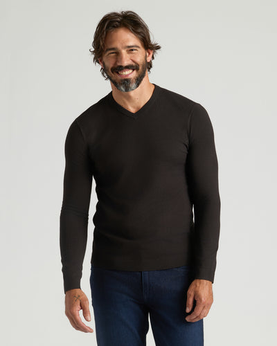Dressy V‑Neck Sweater