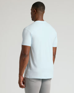 True ClassicIcicle Tall Classic V-Neck, tailored fit, highlighting back view elegance.