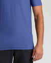 Cosmos Tall Active Crew Neck 2.0 on model's midsection.
