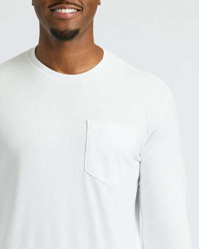 Tall Heavyweight Long Sleeve Pocket Crew