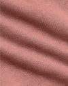 Rose Fleece French Terry Pullover Hoodie with fine knit pattern.