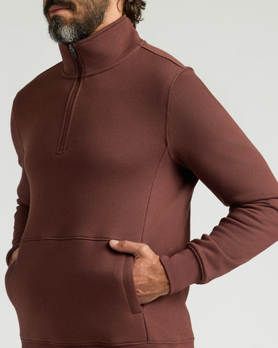 Fleece Quarter Zip Sweatshirt