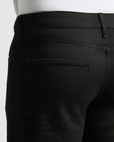 Straight High‑Stretch Jeans