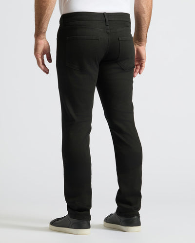 Straight High‑Stretch Jeans