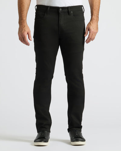 Straight High‑Stretch Jeans