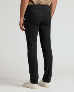 True ClassicBlack Slim Chino Pants 2.0 with buttoned welt pockets, modern casual fit.
