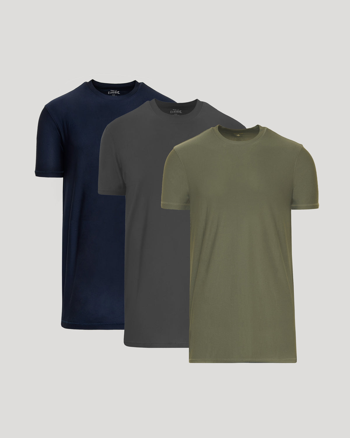 True Classic Men's Tall Active Crew Neck 2.0 tees.