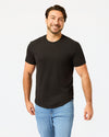 All Black Short Classic Curved Hem Crew 10-Pack