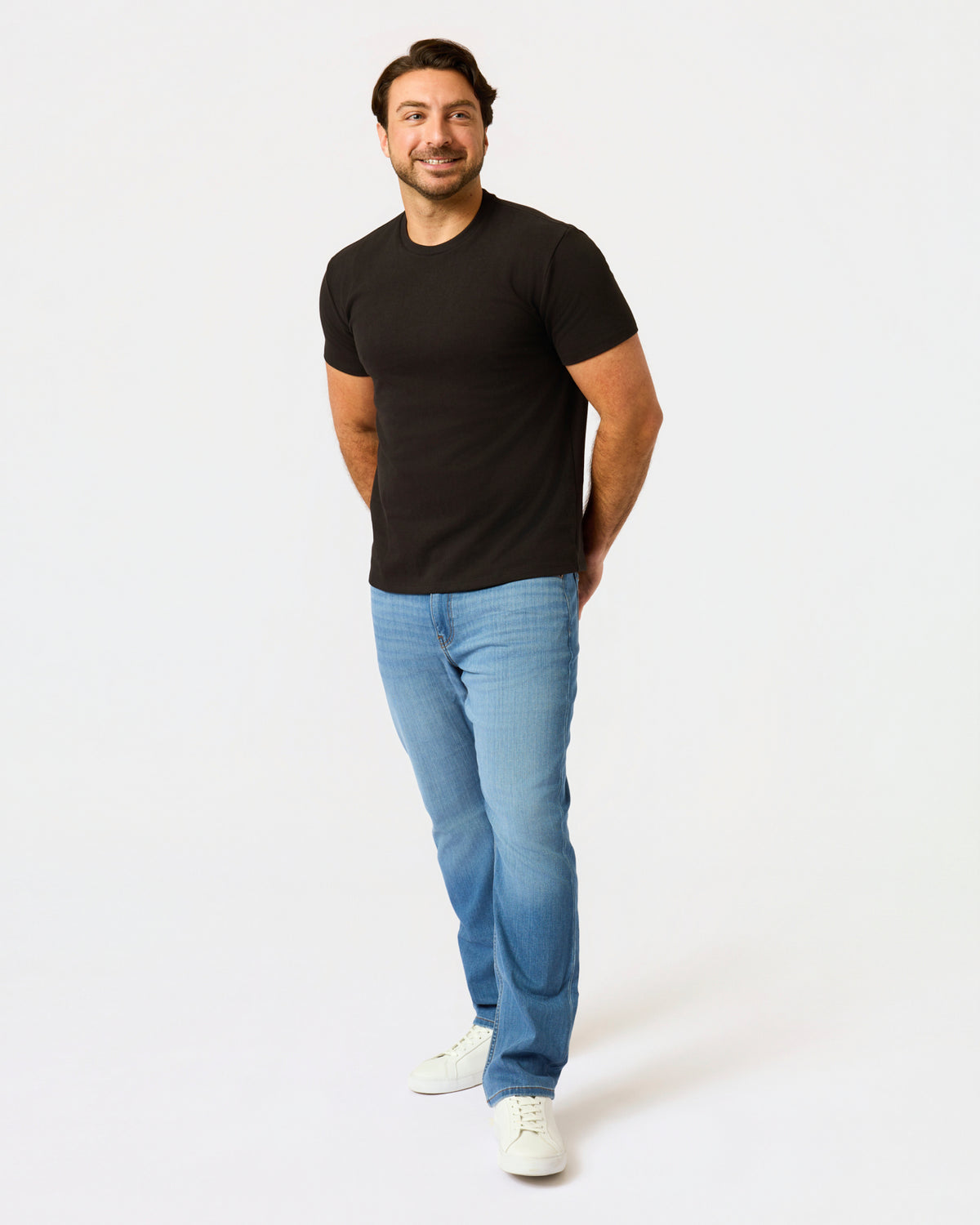 Black Short Heavyweight Crew
